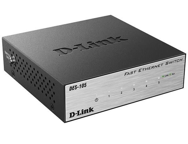 سوئیچ 5 پورت D-LINK مدل DES-105