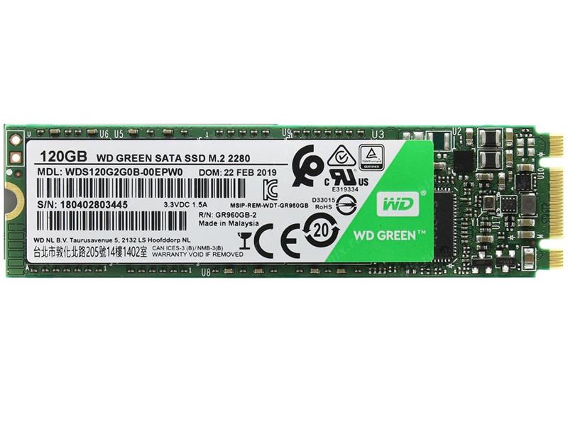 حافظه SSD اینترنال 120گیگابایت WD مدل GREEN WDS120G2G0A